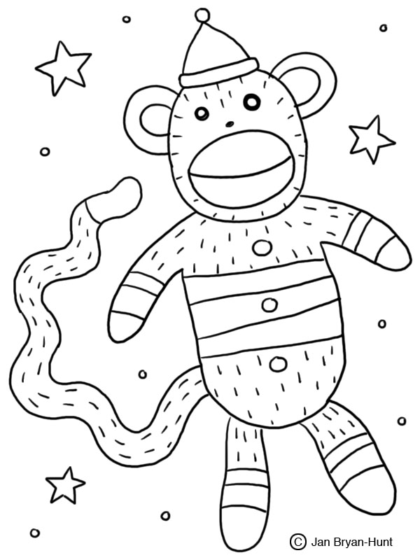 ぬりえページ: 猿 (動物) #14179 - 無料の印刷可能なぬりえページ