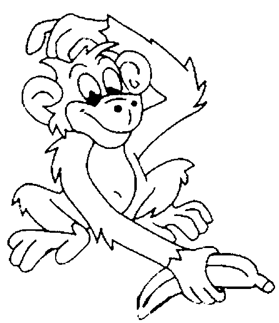 ぬりえページ: 猿 (動物) #14201 - 無料の印刷可能なぬりえページ