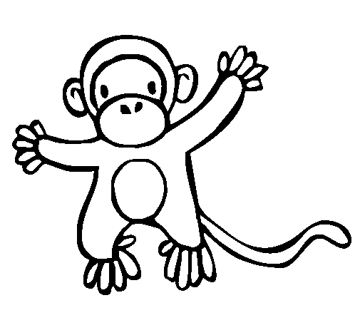ぬりえページ: 猿 (動物) #14335 - 無料の印刷可能なぬりえページ