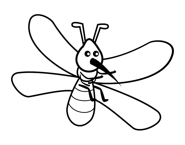 ぬりえページ: 蚊 (動物) #11328 - 無料の印刷可能なぬりえページ