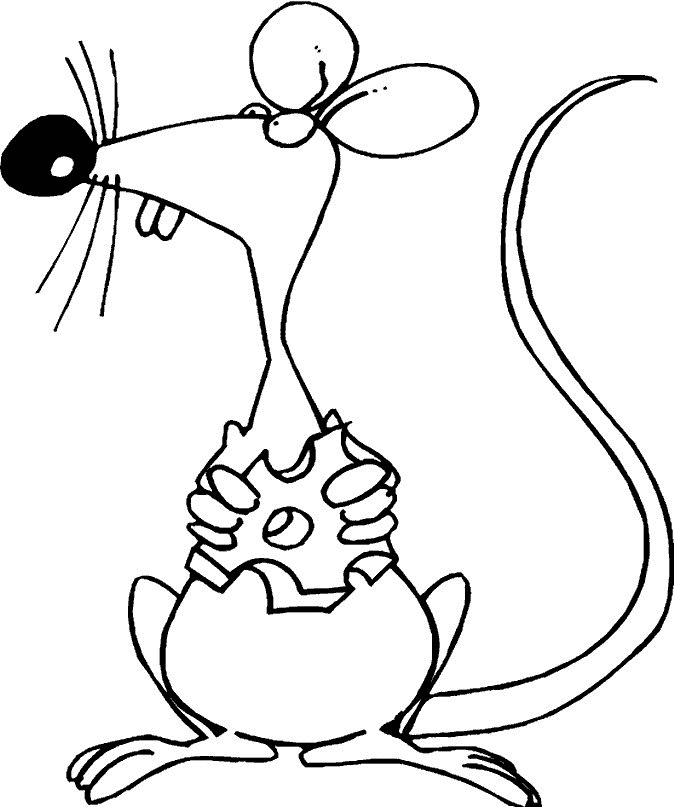 ぬりえページ: マウス (動物) #13949 - 無料の印刷可能なぬりえページ