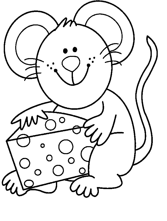 ぬりえページ: マウス (動物) #13971 - 無料の印刷可能なぬりえページ