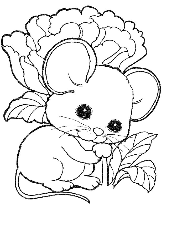 ぬりえページ: マウス (動物) #13976 - 無料の印刷可能なぬりえページ