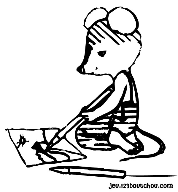ぬりえページ: マウス (動物) #14057 - 無料の印刷可能なぬりえページ