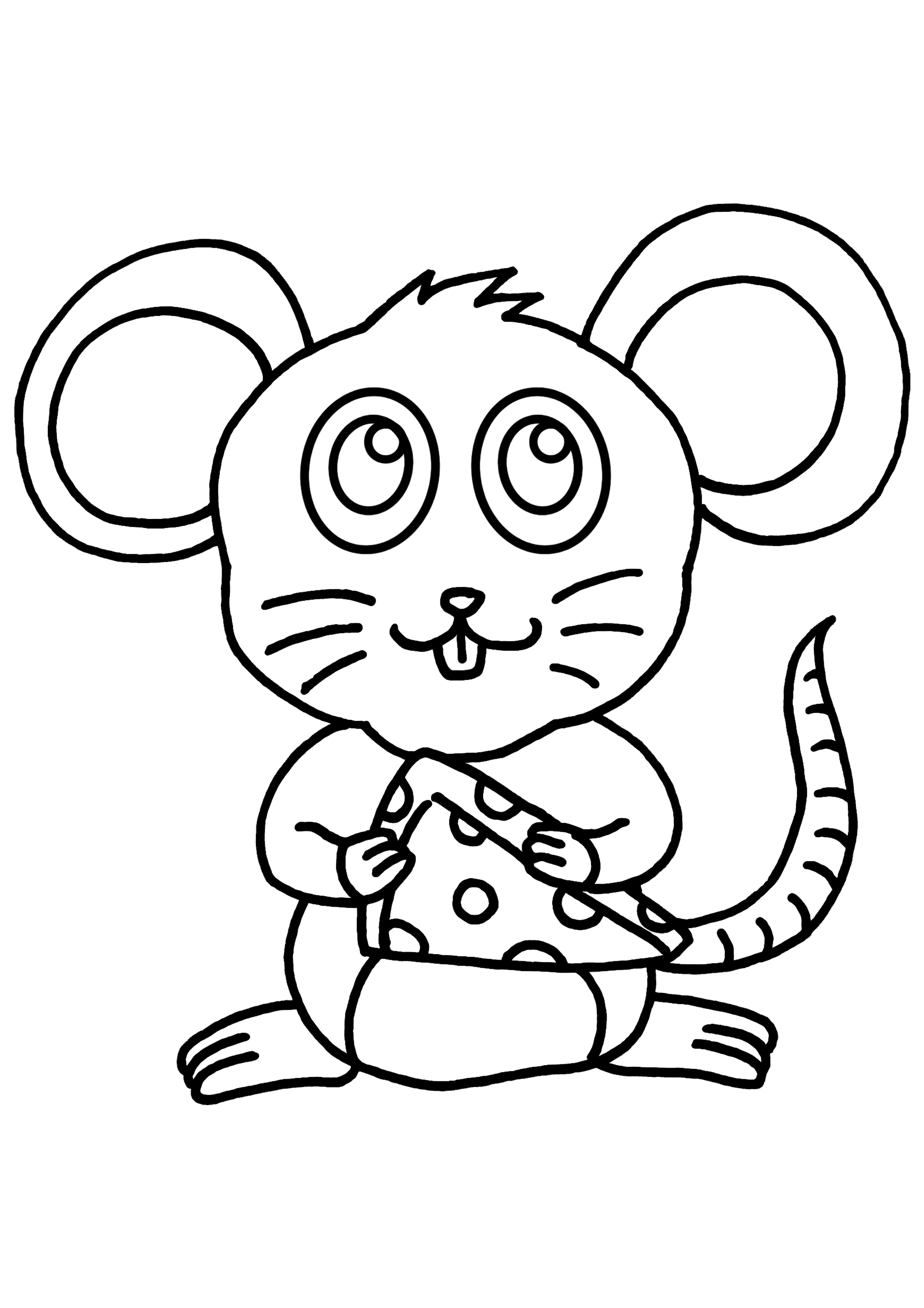 ぬりえページ: マウス (動物) #14066 - 無料の印刷可能なぬりえページ