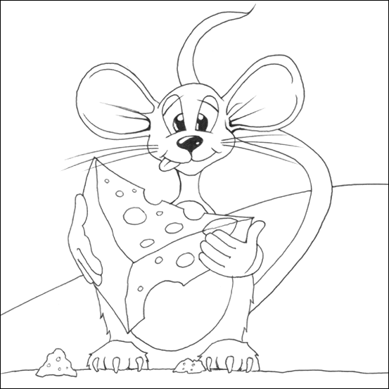 ぬりえページ: マウス (動物) #14087 - 無料の印刷可能なぬりえページ