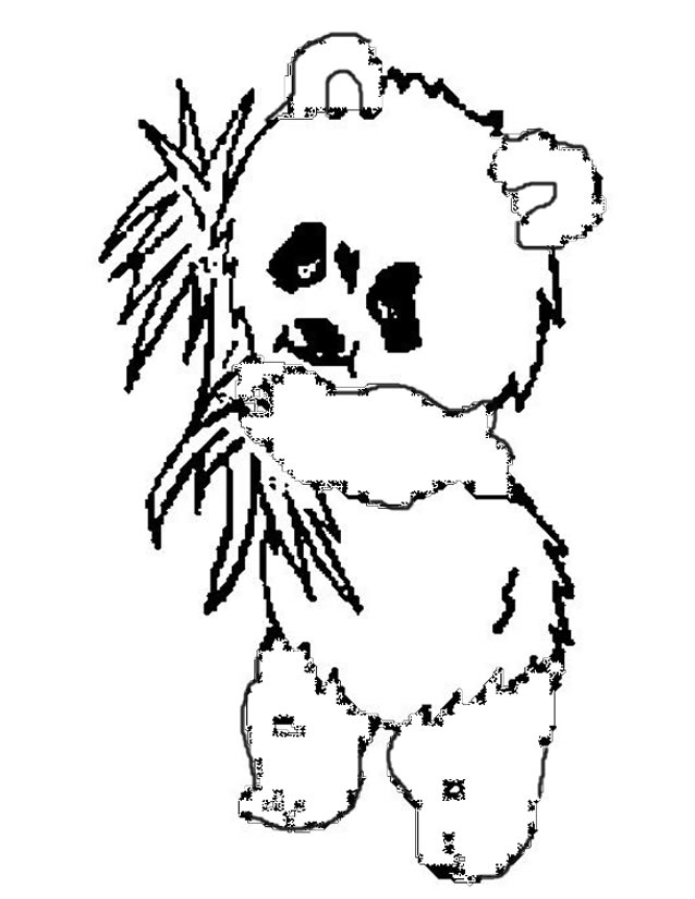 ぬりえページ: パンダ (動物) #12451 - 無料の印刷可能なぬりえページ