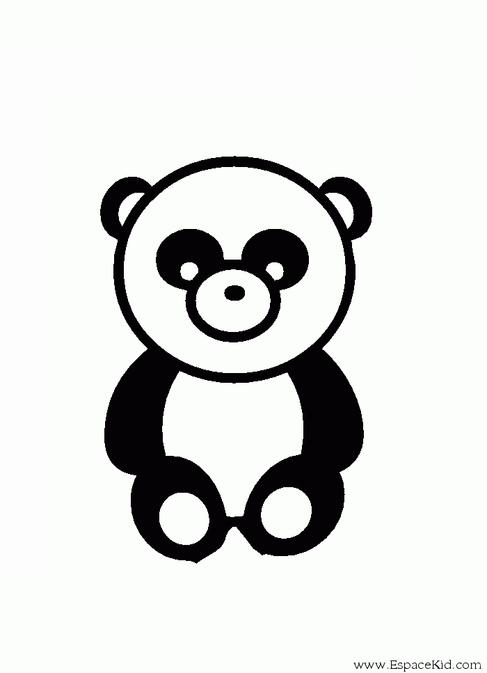 ぬりえページ: パンダ (動物) #12458 - 無料の印刷可能なぬりえページ