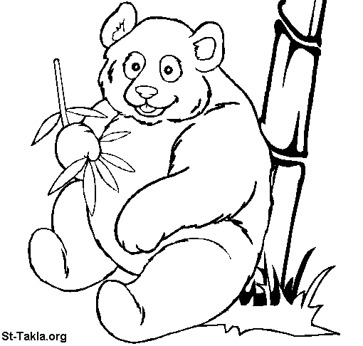 ぬりえページ: パンダ (動物) #12475 - 無料の印刷可能なぬりえページ