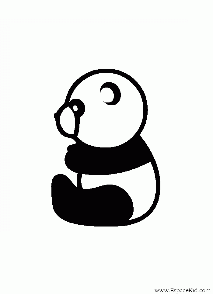 ぬりえページ: パンダ (動物) #12477 - 無料の印刷可能なぬりえページ