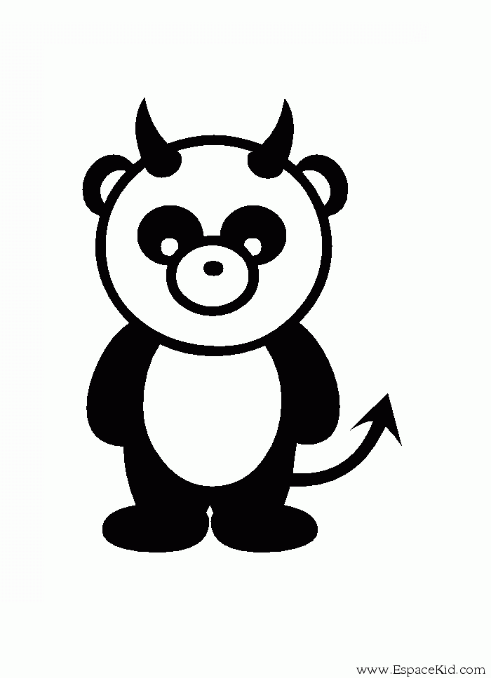 ぬりえページ: パンダ (動物) #12491 - 無料の印刷可能なぬりえページ