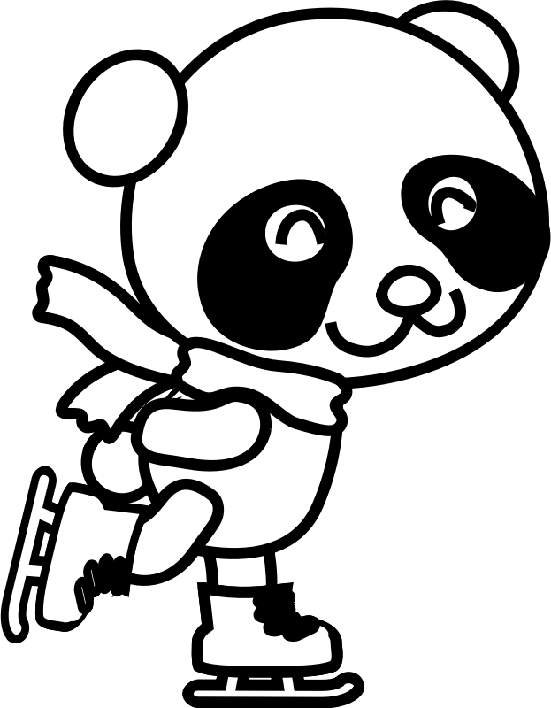 ぬりえページ: パンダ (動物) #12493 - 無料の印刷可能なぬりえページ