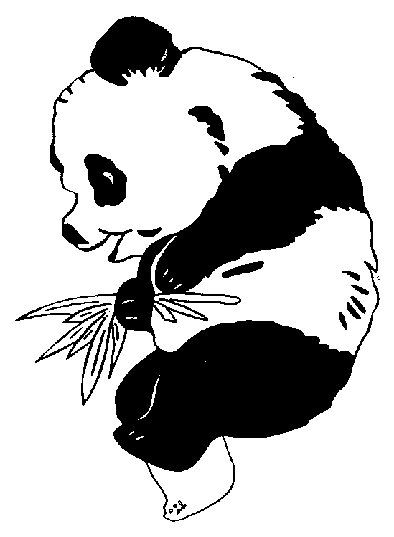 ぬりえページ: パンダ (動物) #12499 - 無料の印刷可能なぬりえページ