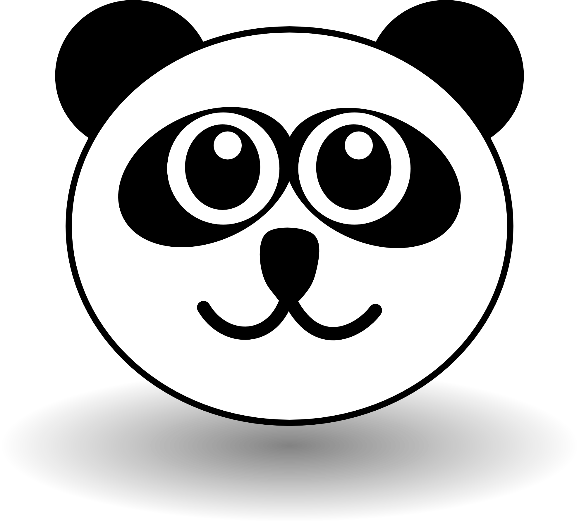 ぬりえページ: パンダ (動物) #12541 - 無料の印刷可能なぬりえページ