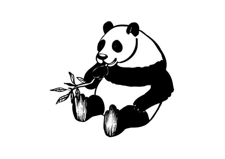 ぬりえページ: パンダ (動物) #12586 - 無料の印刷可能なぬりえページ