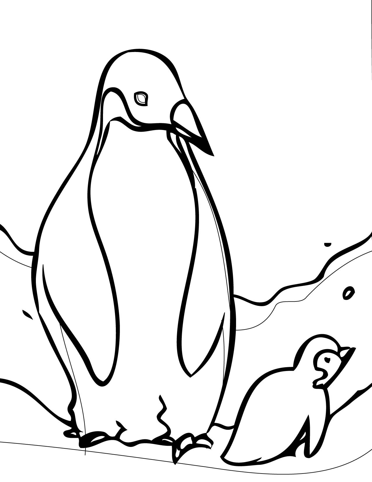 ぬりえページ: ペンギン (動物) #16822 - 無料の印刷可能なぬりえページ