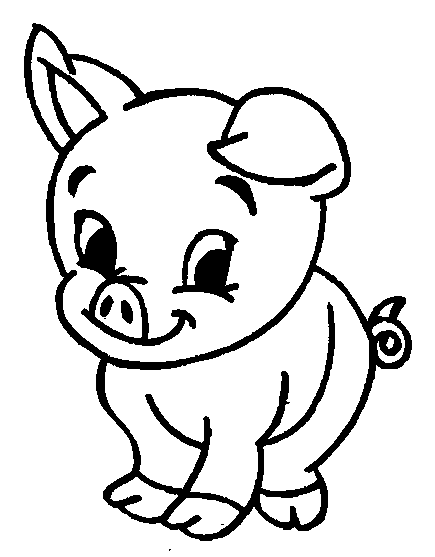 ぬりえページ: 豚 (動物) #3597 - 無料の印刷可能なぬりえページ