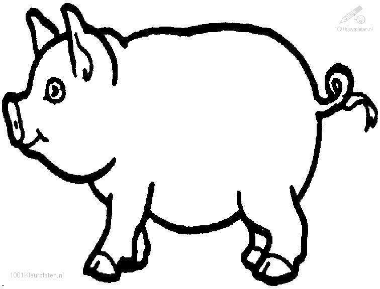 ぬりえページ: 豚 (動物) #3603 - 無料の印刷可能なぬりえページ