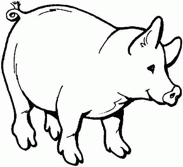 ぬりえページ: 豚 (動物) #3610 - 無料の印刷可能なぬりえページ