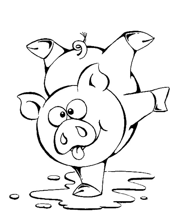 ぬりえページ: 豚 (動物) #3627 - 無料の印刷可能なぬりえページ