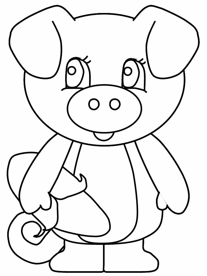 ぬりえページ: 豚 (動物) #3628 - 無料の印刷可能なぬりえページ