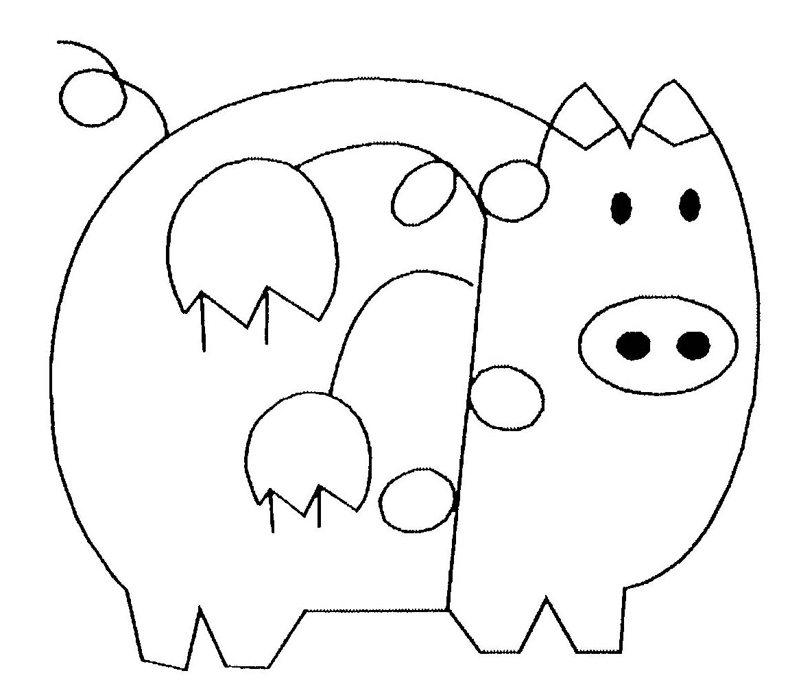 ぬりえページ: 豚 (動物) #3668 - 無料の印刷可能なぬりえページ