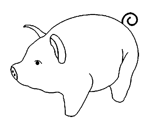 ぬりえページ: 豚 (動物) #3741 - 無料の印刷可能なぬりえページ