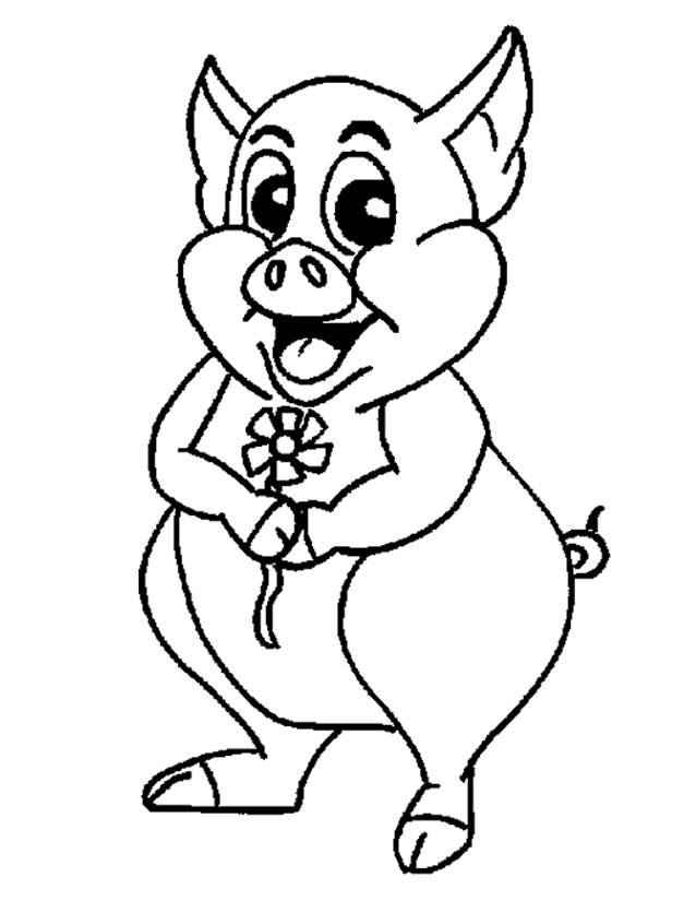 ぬりえページ: 豚肉 (動物) #17669 - 無料の印刷可能なぬりえページ