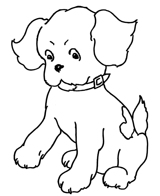 ぬりえページ: 子犬 (動物) #2915 - 無料の印刷可能なぬりえページ