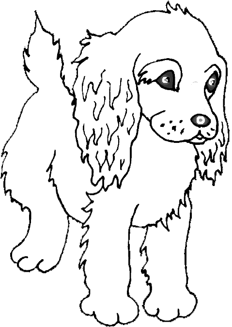 ぬりえページ: 子犬 (動物) #2944 - 無料の印刷可能なぬりえページ
