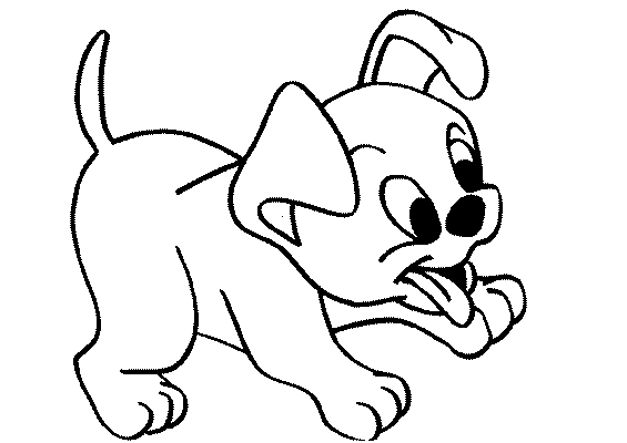 ぬりえページ: 子犬 (動物) #2978 - 無料の印刷可能なぬりえページ