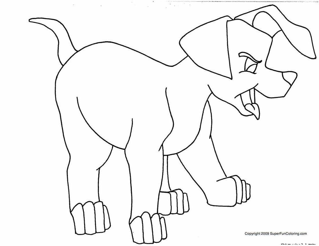 ぬりえページ: 子犬 (動物) #2981 - 無料の印刷可能なぬりえページ