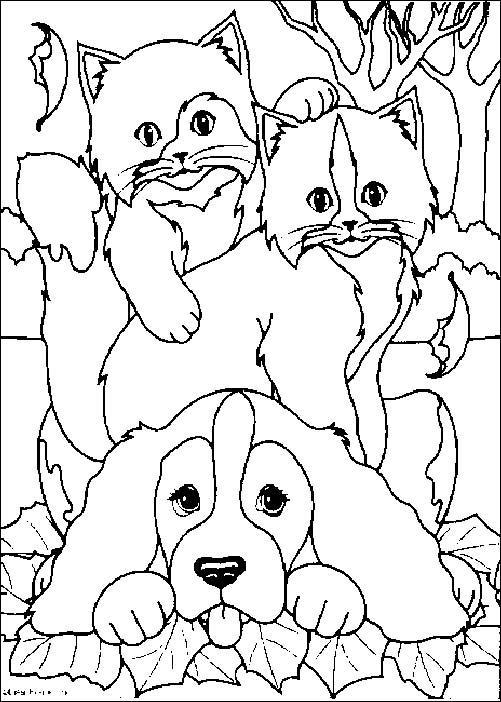 ぬりえページ: 子犬 (動物) #2983 - 無料の印刷可能なぬりえページ