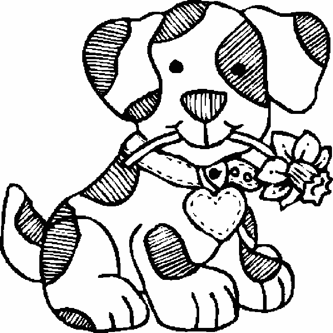 ぬりえページ: 子犬 (動物) #3018 - 無料の印刷可能なぬりえページ