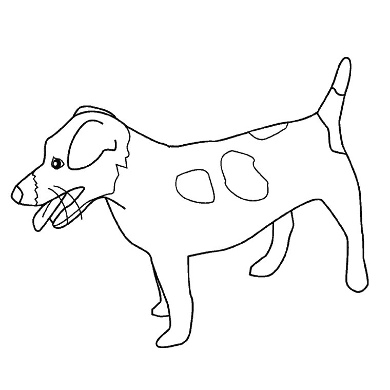 ぬりえページ: 子犬 (動物) #3042 - 無料の印刷可能なぬりえページ