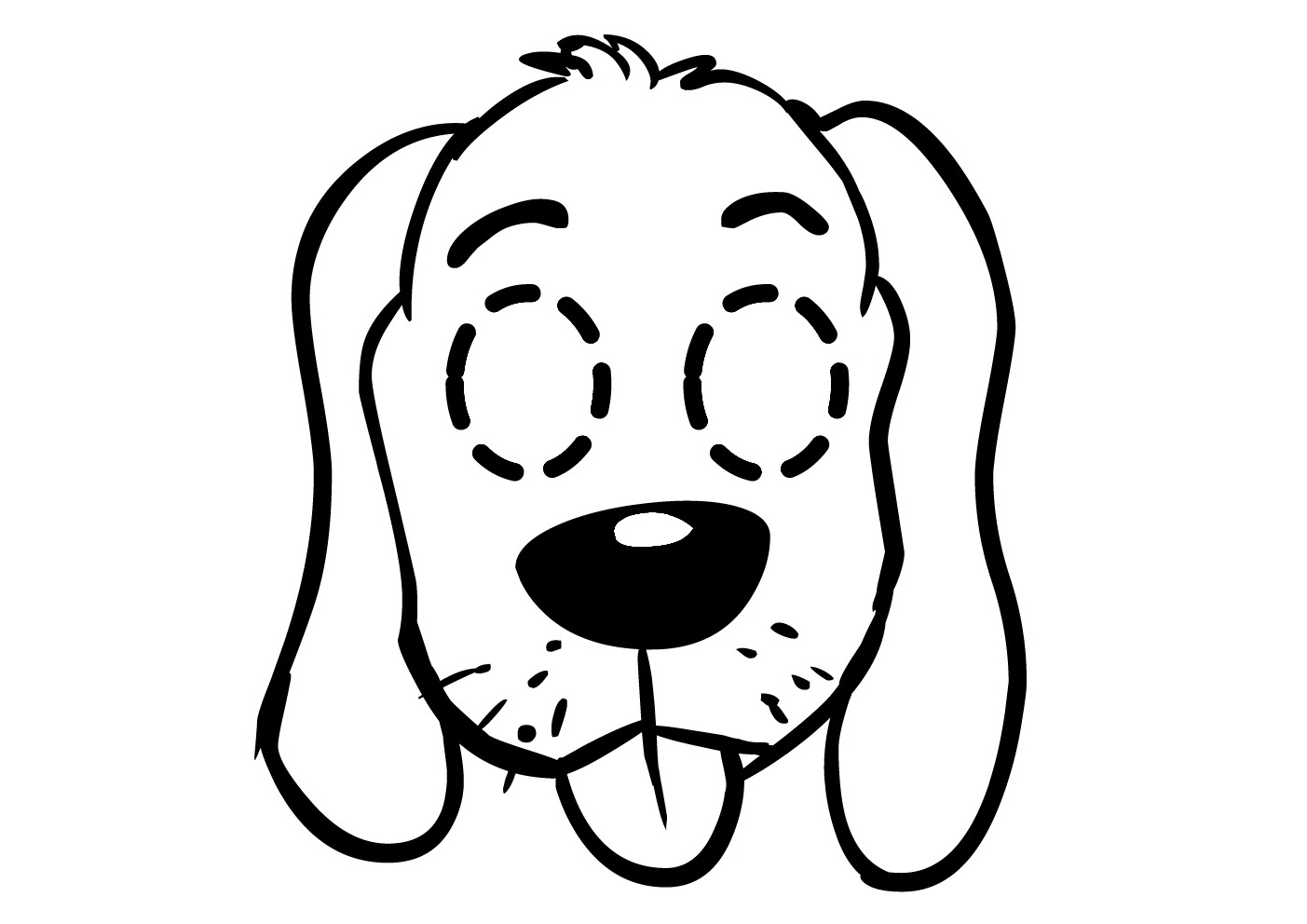 ぬりえページ: 子犬 (動物) #3049 - 無料の印刷可能なぬりえページ