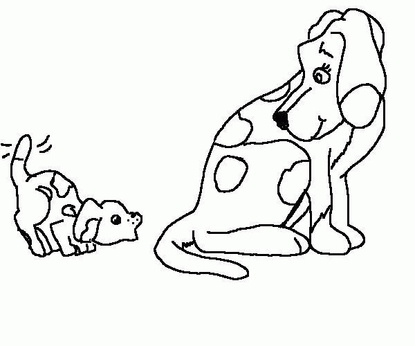 ぬりえページ: 子犬 (動物) #3053 - 無料の印刷可能なぬりえページ