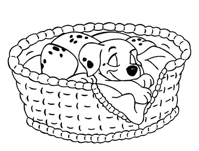 ぬりえページ: 子犬 (動物) #3081 - 無料の印刷可能なぬりえページ