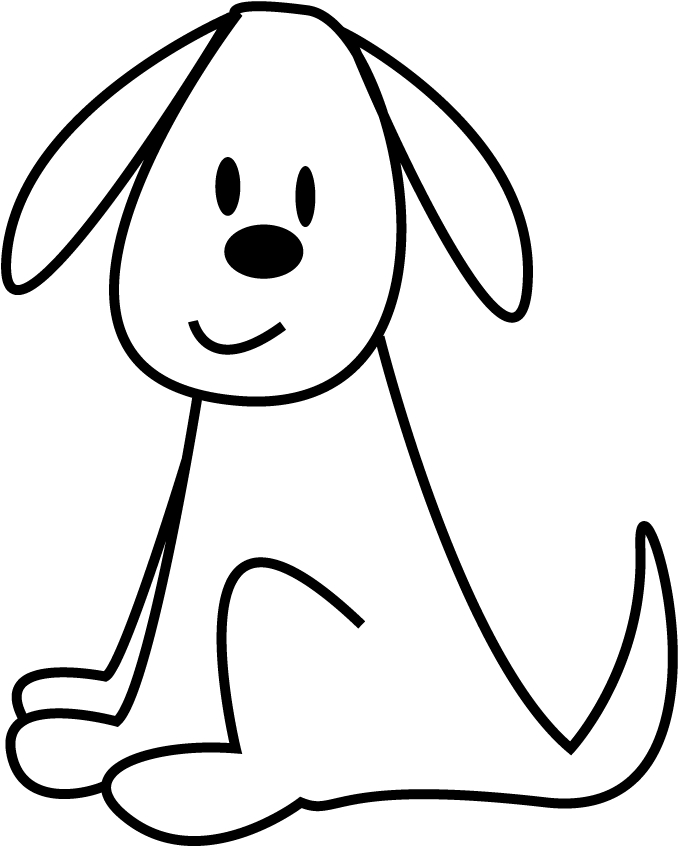 ぬりえページ: 子犬 (動物) #3085 - 無料の印刷可能なぬりえページ