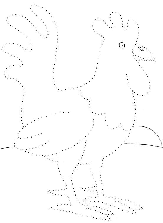 ぬりえページ: おんどり (動物) #4210 - 無料の印刷可能なぬりえページ