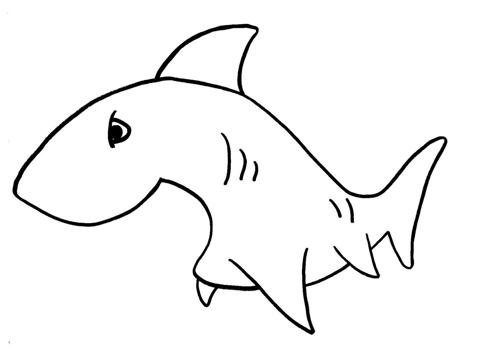 ぬりえページ: 鮫 (動物) #14841 - 無料の印刷可能なぬりえページ