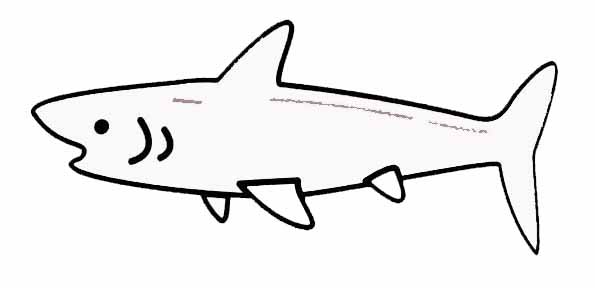 ぬりえページ: 鮫 (動物) #14926 - 無料の印刷可能なぬりえページ