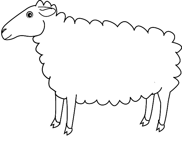 ぬりえページ: 羊 (動物) #11402 - 無料の印刷可能なぬりえページ