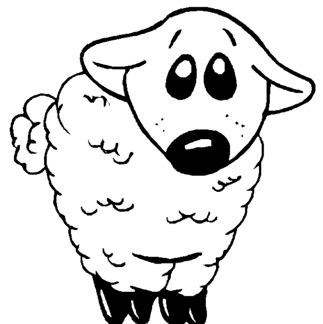 ぬりえページ: 羊 (動物) #11408 - 無料の印刷可能なぬりえページ