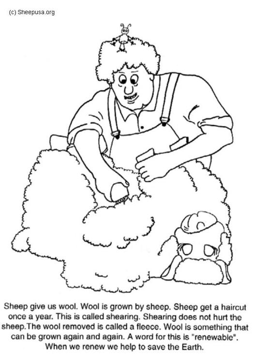 ぬりえページ: 羊 (動物) #11411 - 無料の印刷可能なぬりえページ
