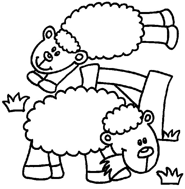 ぬりえページ: 羊 (動物) #11420 - 無料の印刷可能なぬりえページ