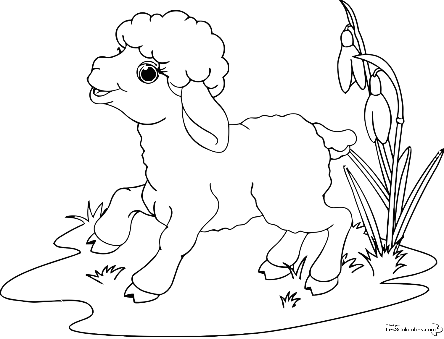 ぬりえページ: 羊 (動物) #11422 - 無料の印刷可能なぬりえページ