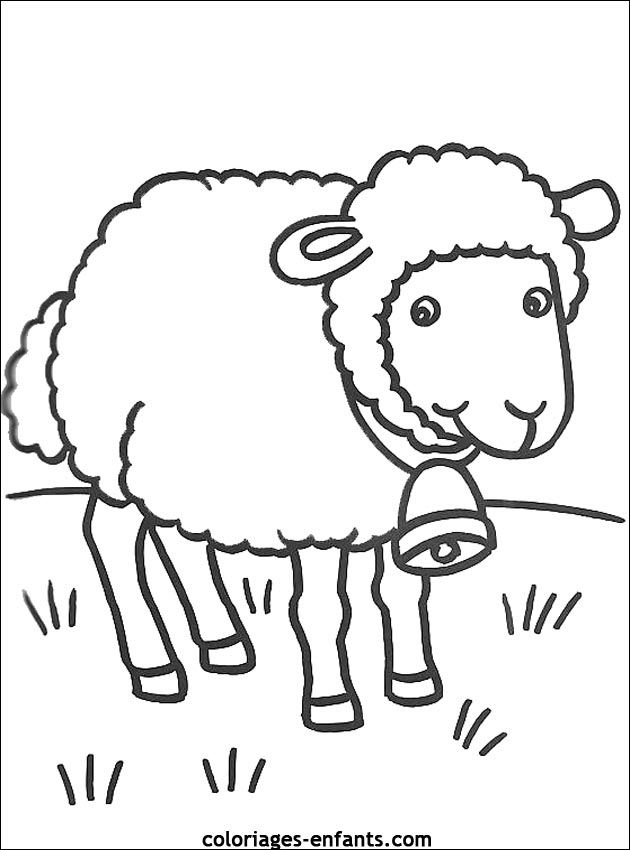 ぬりえページ: 羊 (動物) #11439 - 無料の印刷可能なぬりえページ