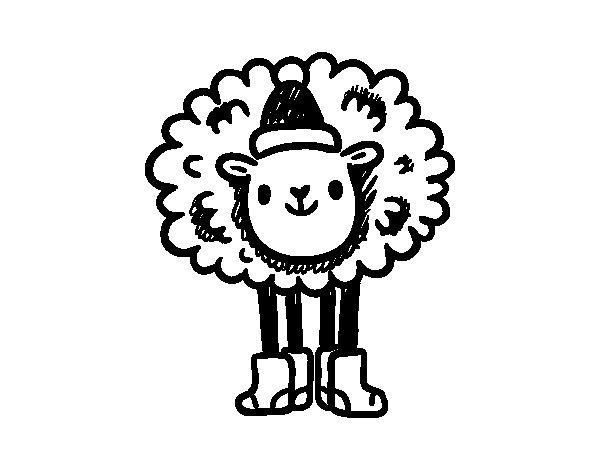 ぬりえページ: 羊 (動物) #11457 - 無料の印刷可能なぬりえページ