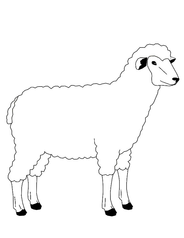 ぬりえページ: 羊 (動物) #11471 - 無料の印刷可能なぬりえページ